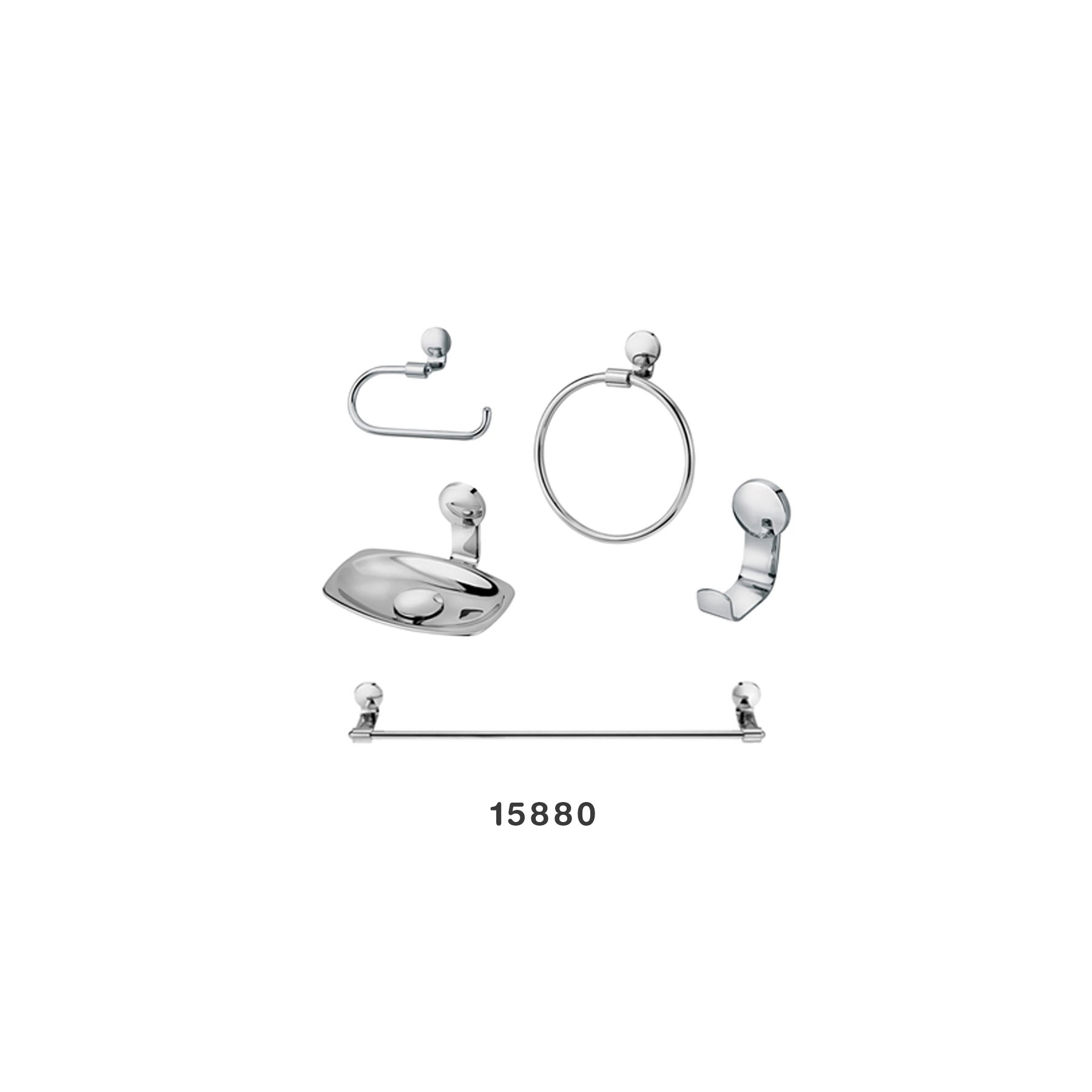 Kit Accesorios Malta(5 Piezas)Cromado
