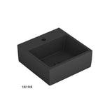 Cuba Apoyo Cuadrado 41X41 Q1 Noir Matte Negro
