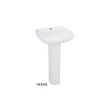 Lavamano Con Pedestal Thema Bali Blanco