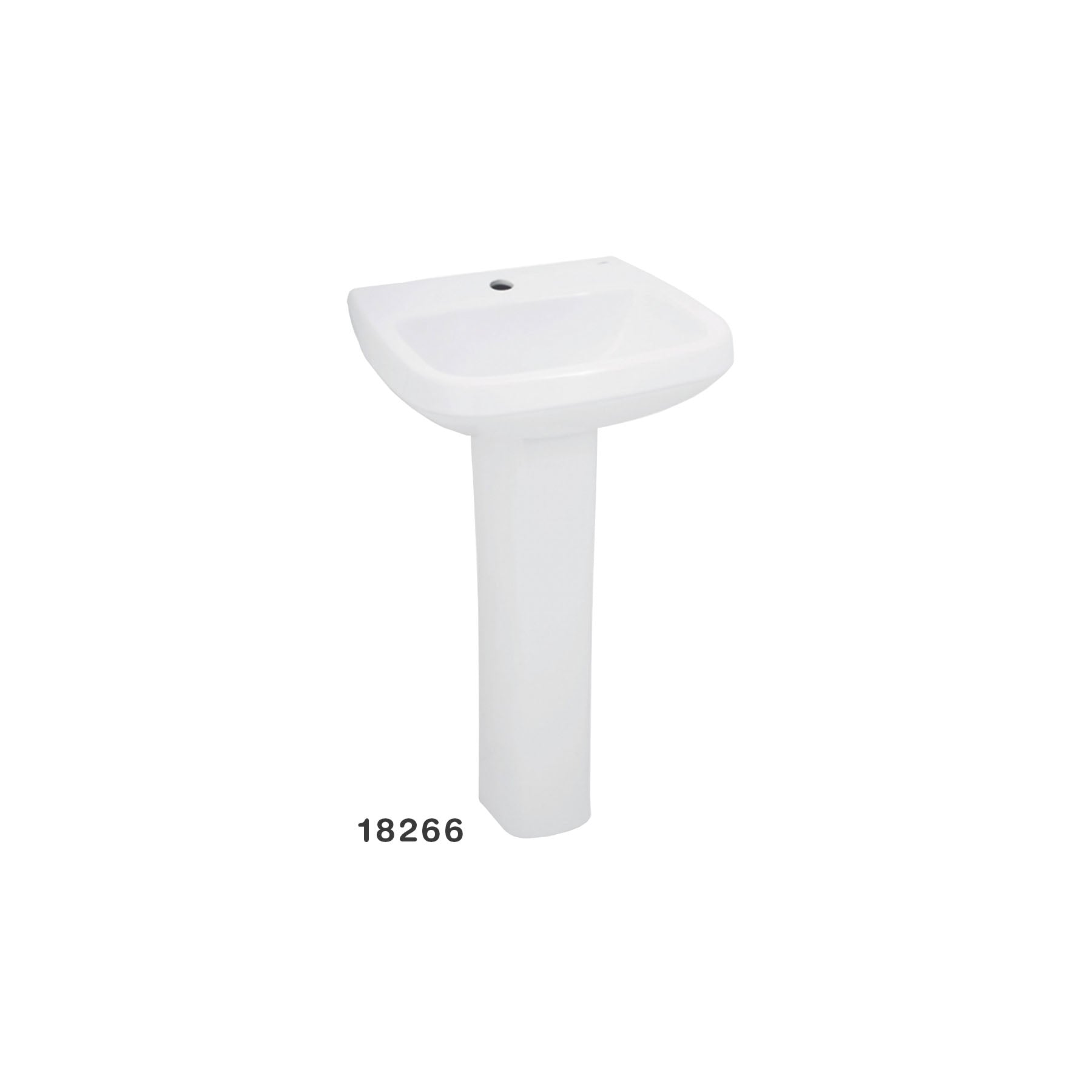 Lavamano Con Pedestal Thema Bali Blanco