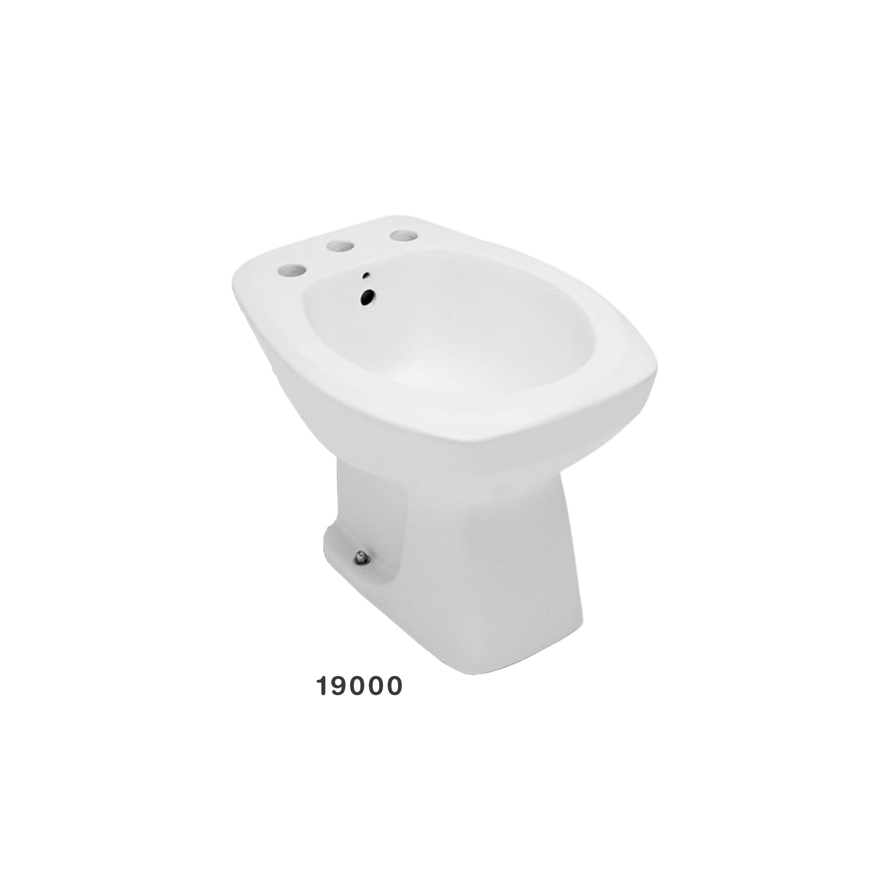 Bide Thema 3 Agujeros/Ducha Blanco