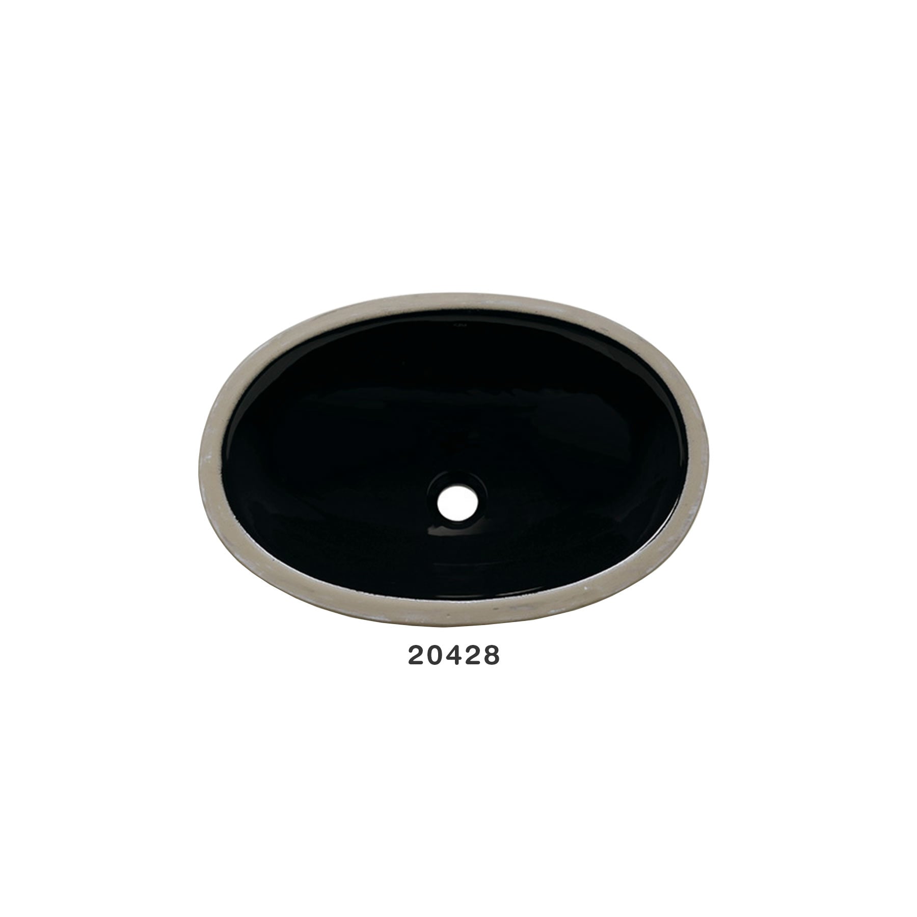Cuba Embutir Ovalada 49X32 Saveiro Negro
