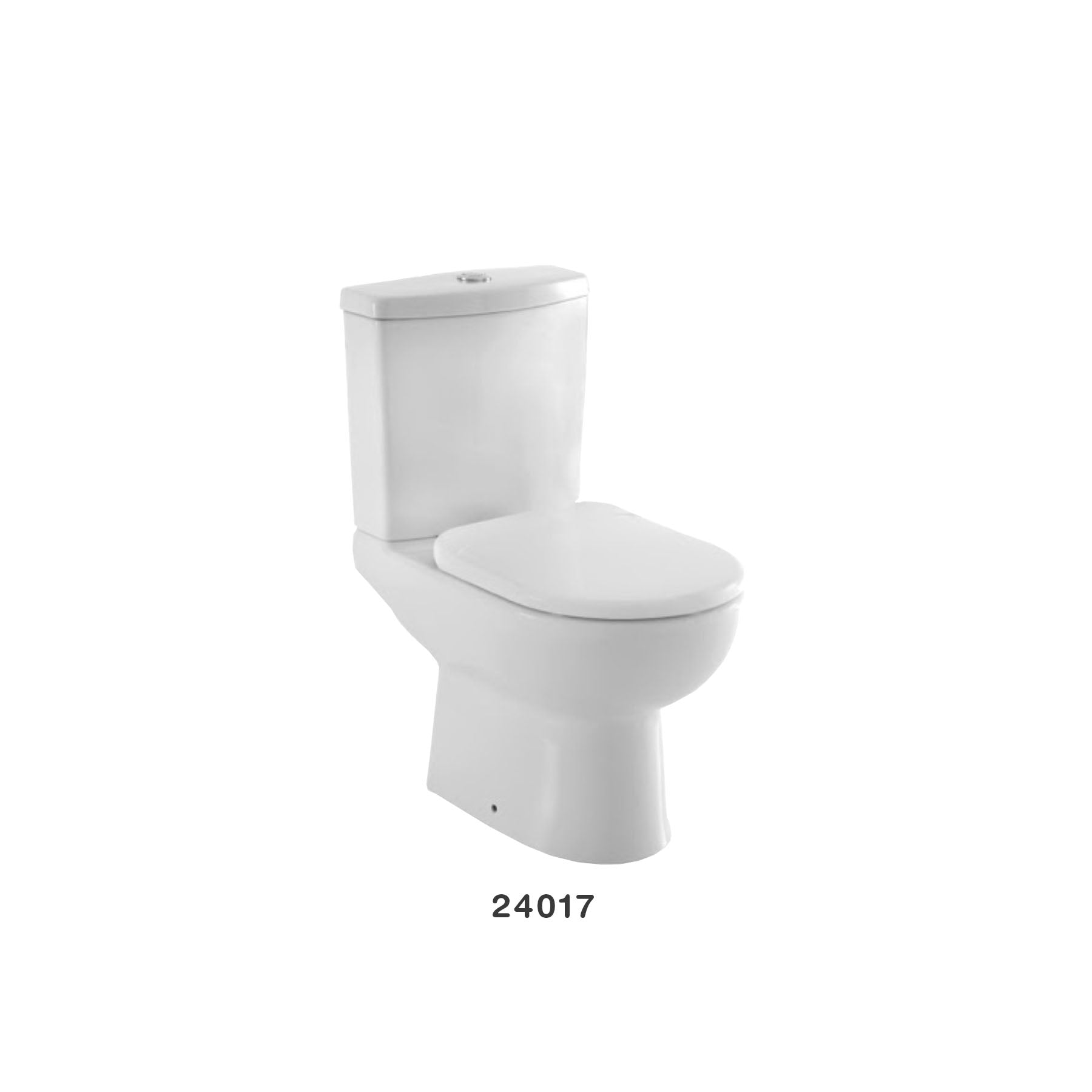 Inodoro Smart Blanco Brilloso Kit Ind + Caja + Tapa + Tornillo
