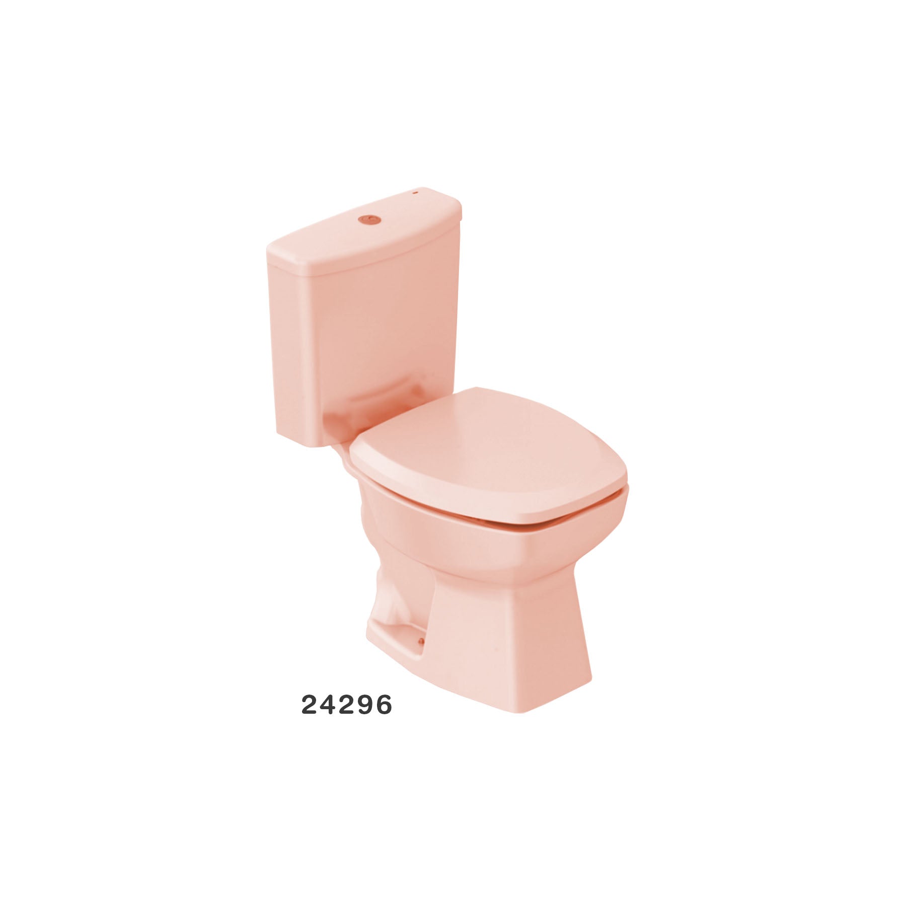 Inodoro Thema Bege Brilloso Kit Ind + Caja + Tapa + Tornillo