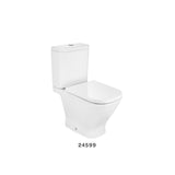 Inodoro Gap Blanco Brilloso Kit Ind + Caja + Tapa + Tornillo