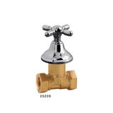 Valvula Llave De Paso 1/2 Campana Cromado