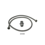 Engate Flexivel Malla Italiana Cromado 40 CM