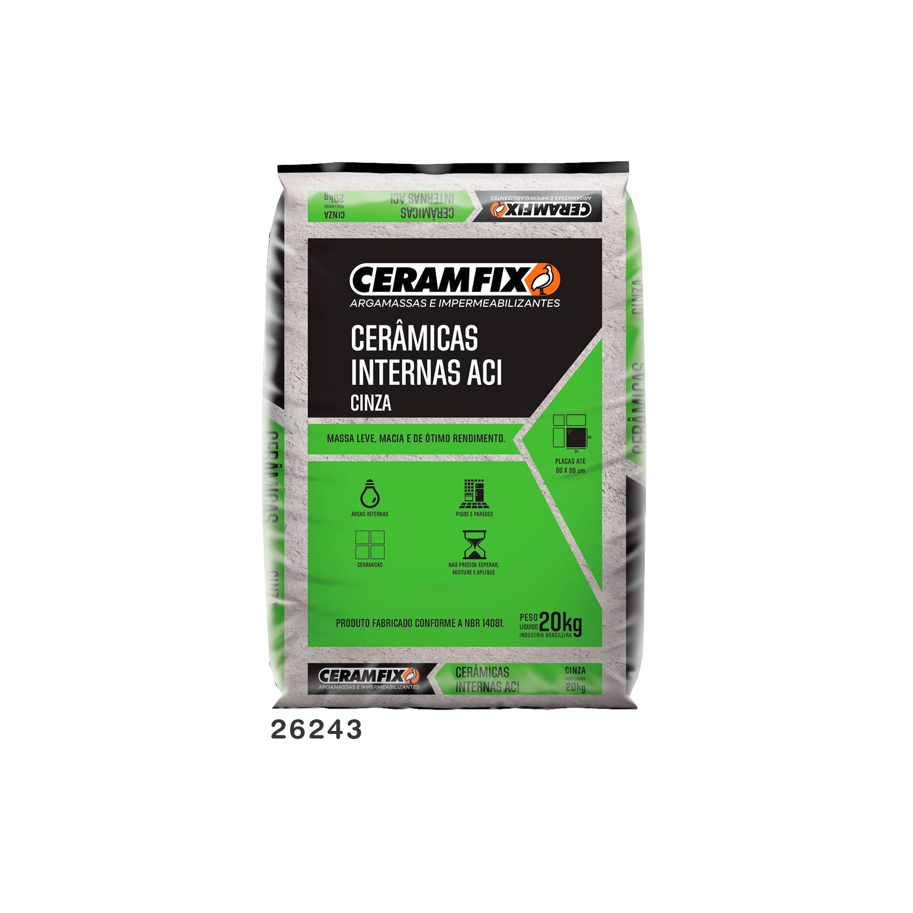 Argamassa AC2 Ceramfix Ceramica Interno/Externo