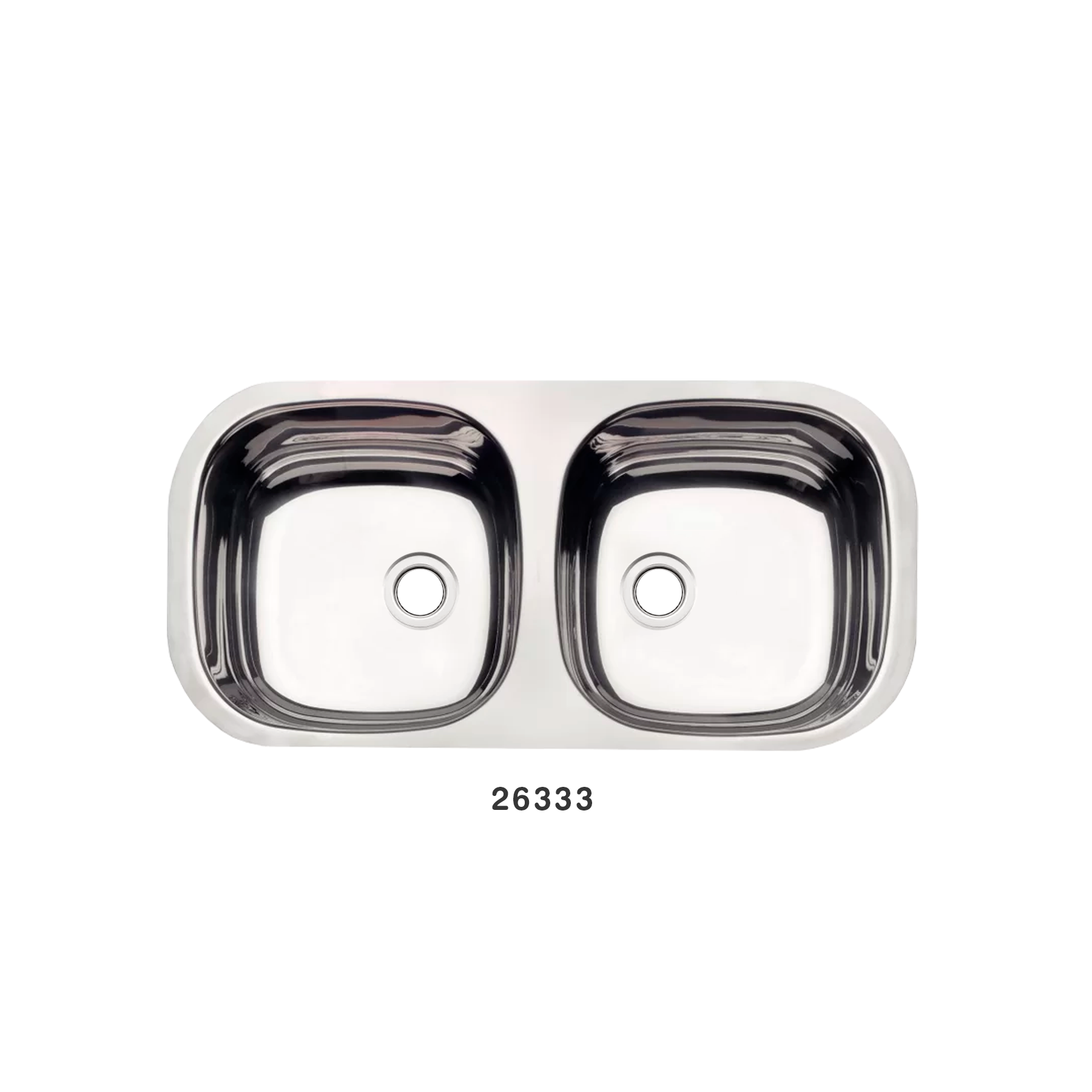 Cuba Embutir Inox Doble Pulido Con Sopapa Para Cocina