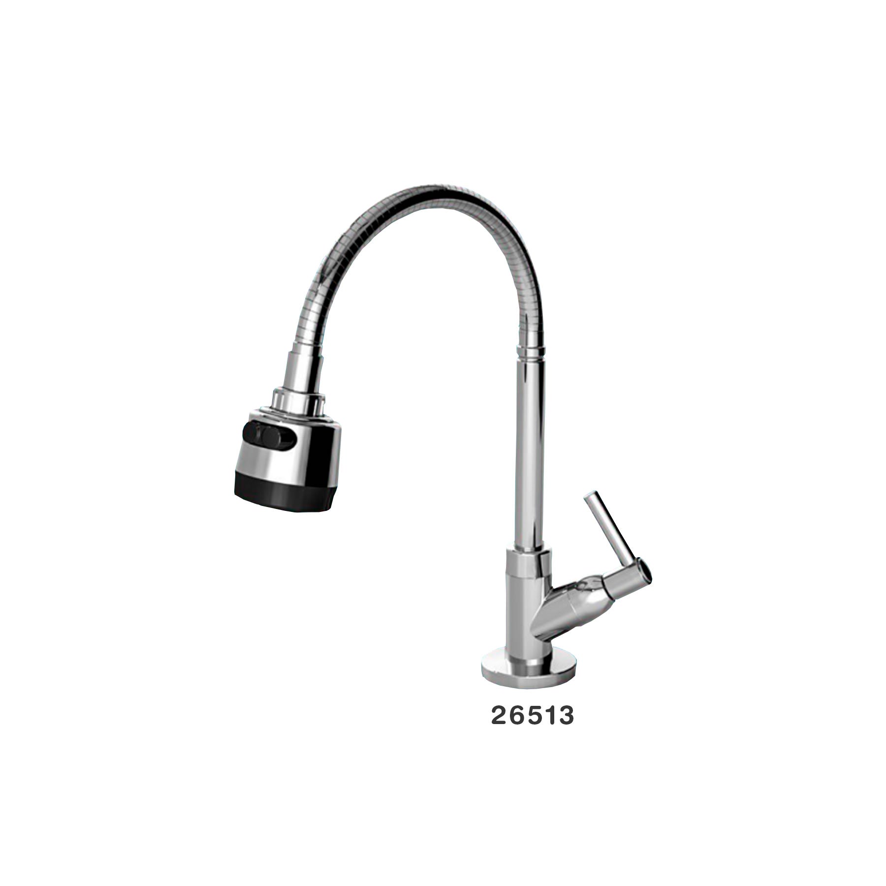 Canilla De Cocina Para Mesa 1168 Abs Gourmet Cromado C70