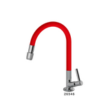 Canilla Lavado Mesa 1168 ABS Flex Vermelha Cromado C70