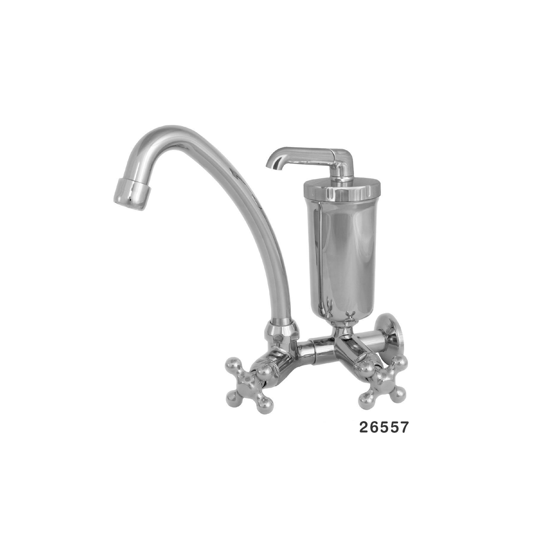 Canilla Para Cocina 2167 Abs Con Purificador 1/4 Cromado C23