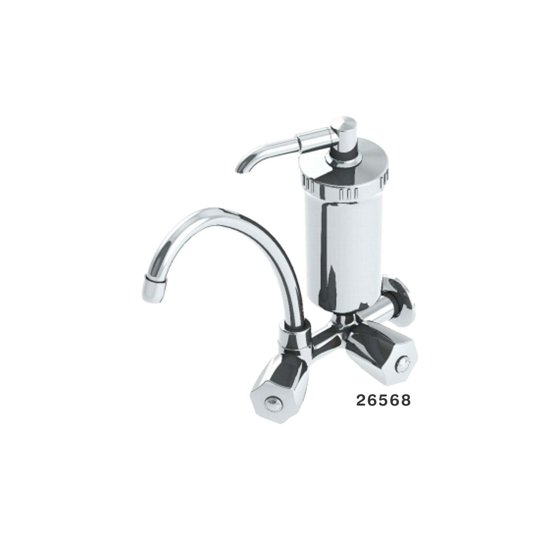 Canilla Para Cocina 2167 ABS B. Mov Alta Con Purificador C70
