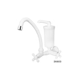 Canilla Para Cocina 2167 ABS Con Purificador 1/4 Blanco C33