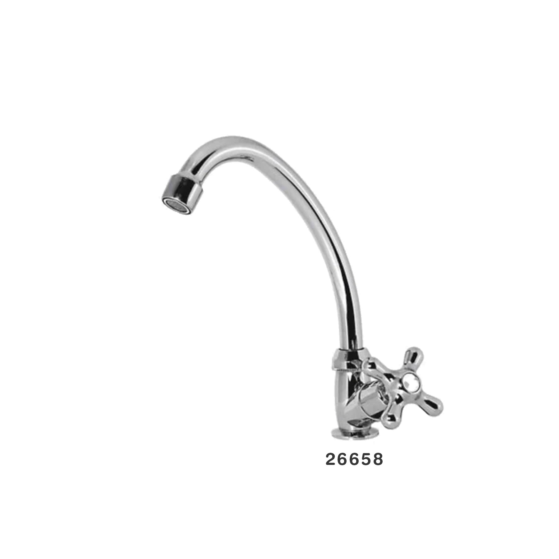 Canilla Para Lavado 1167 ABS Pico Alto Cromado C33