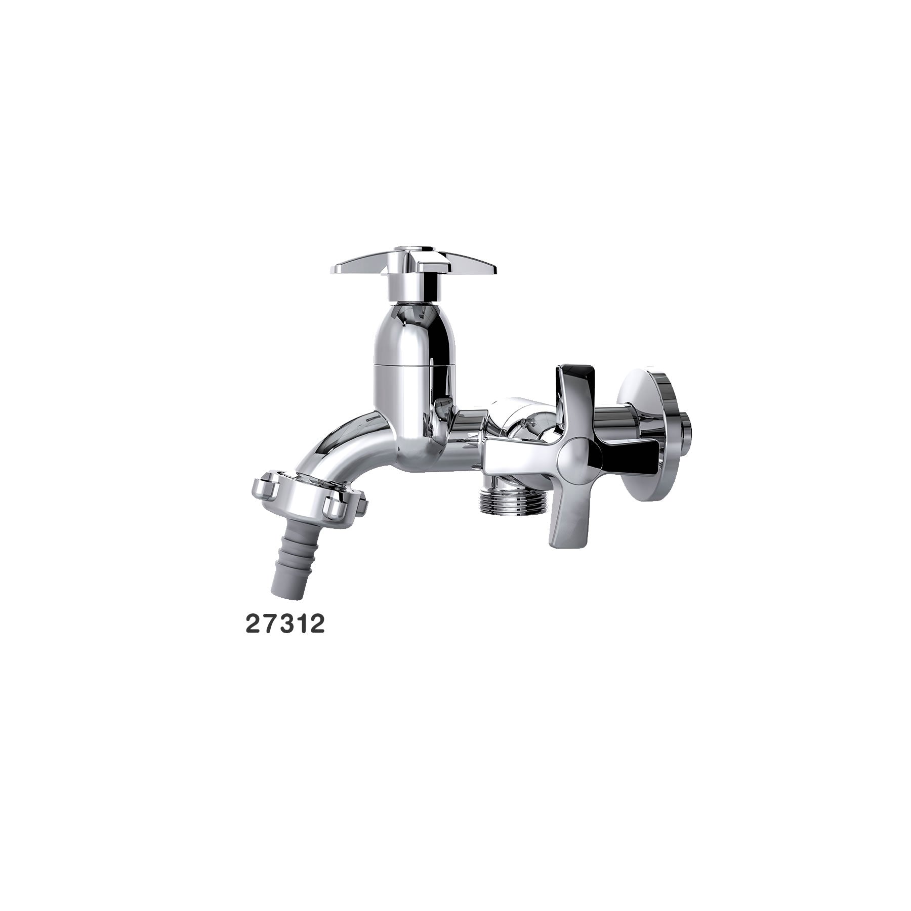 Canilla Tanq/Par 1428 ABS Maq/Lavar 1/2 Cromado C23