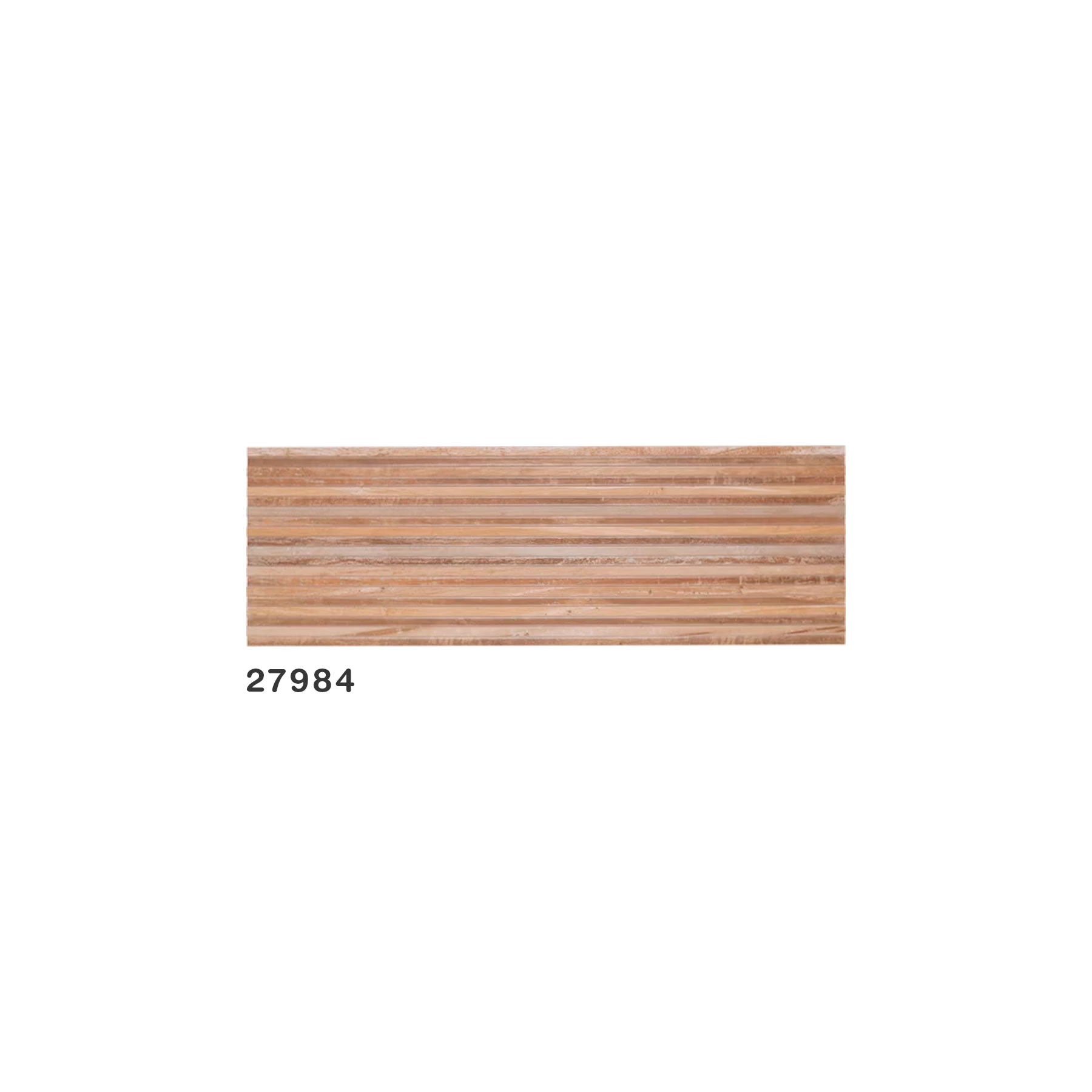 Revestimiento Acetinado 30X90 "A" Canela Decor Ripado Matt Ret