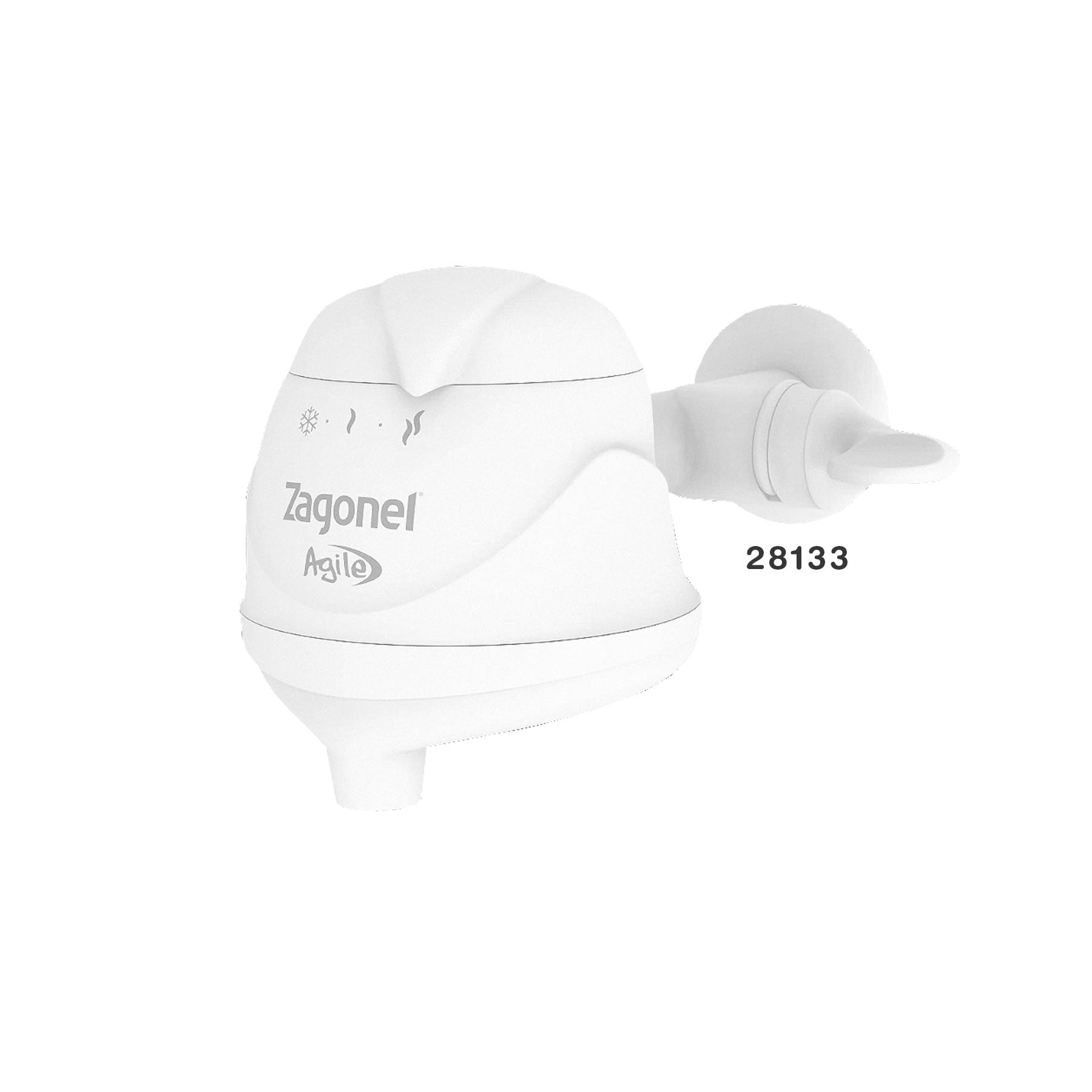 Canilla Electrica Agile 220V 4500W Blanca