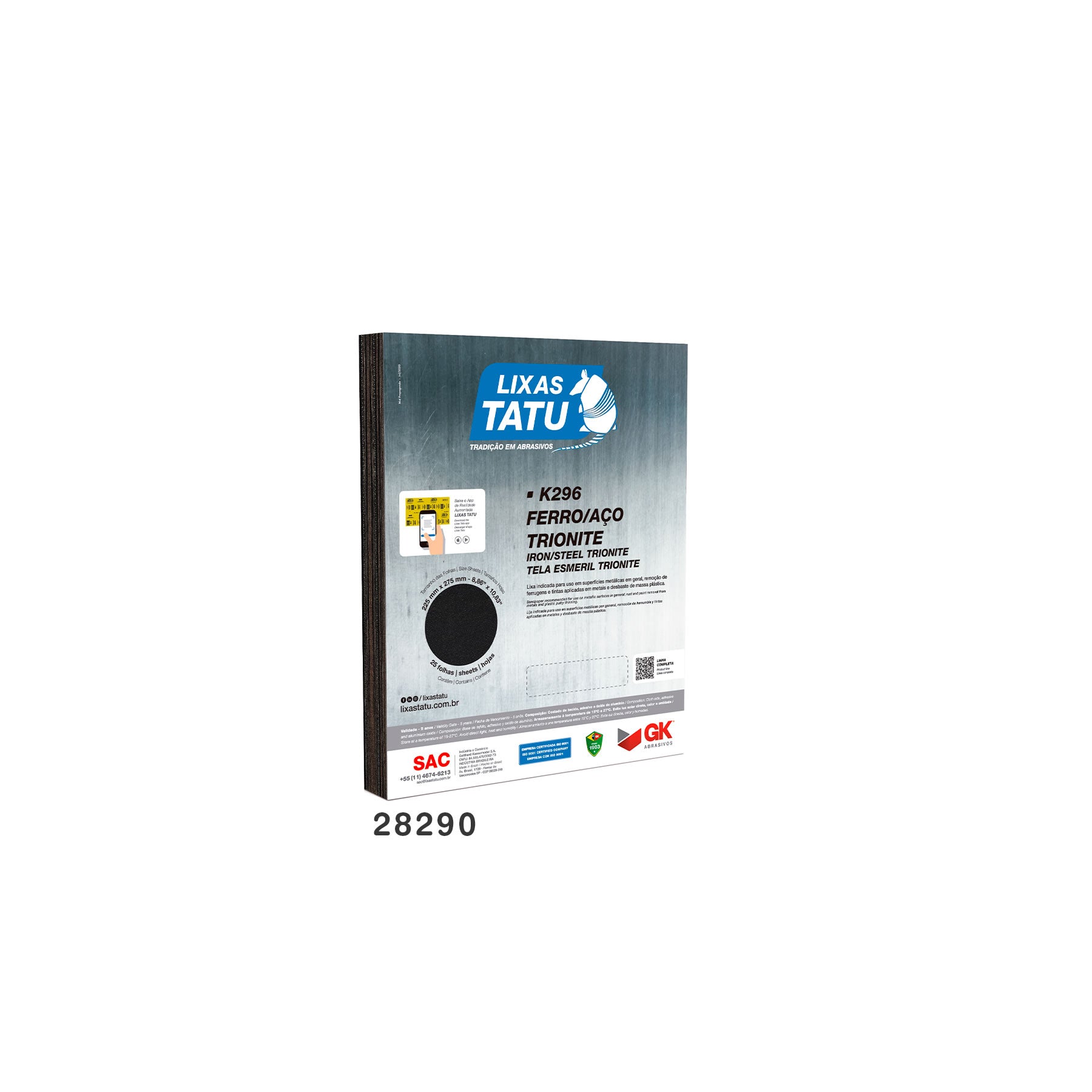 Lijas Tatu Hierro K296 Grado 050