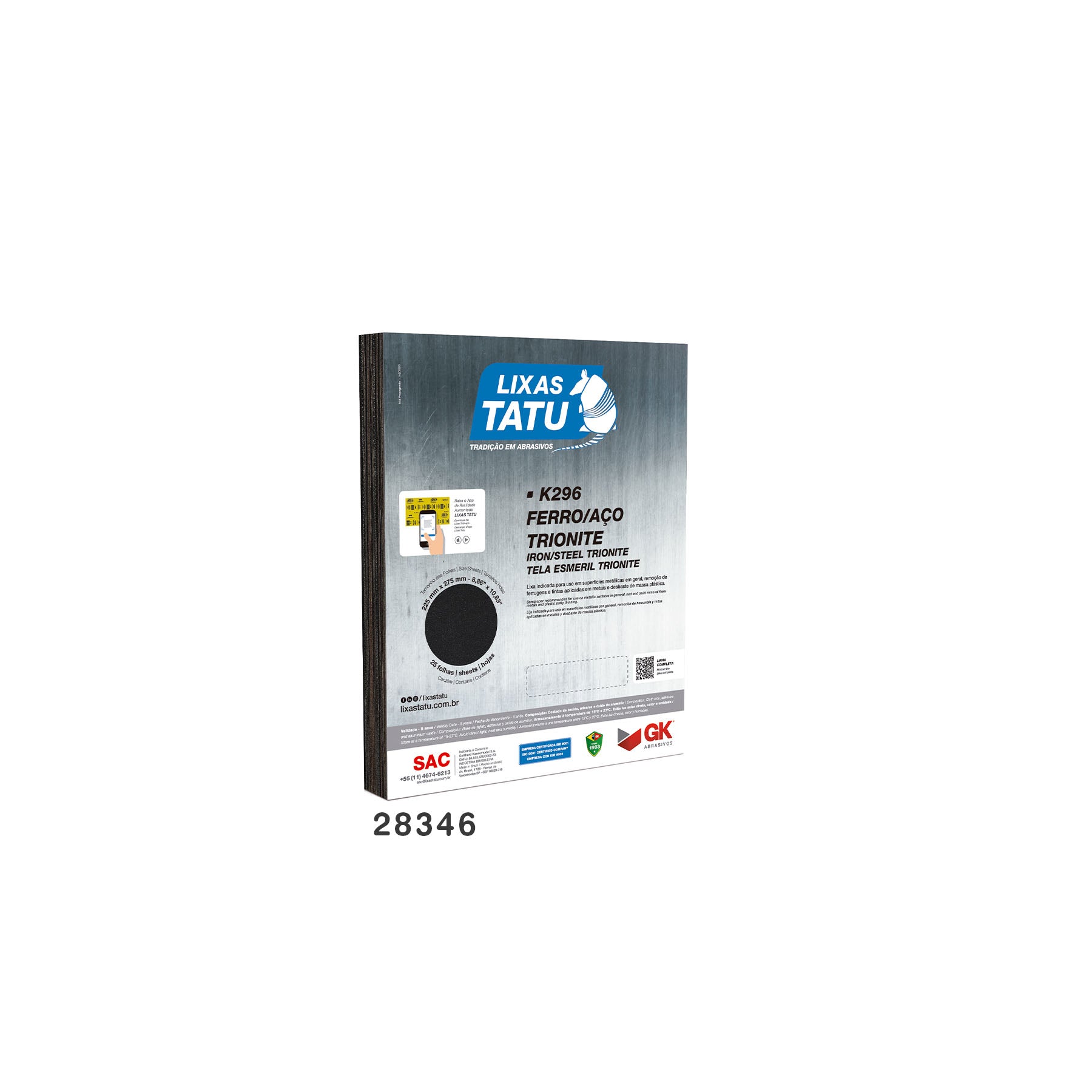 Lija Para Hierro K296 Grado 150