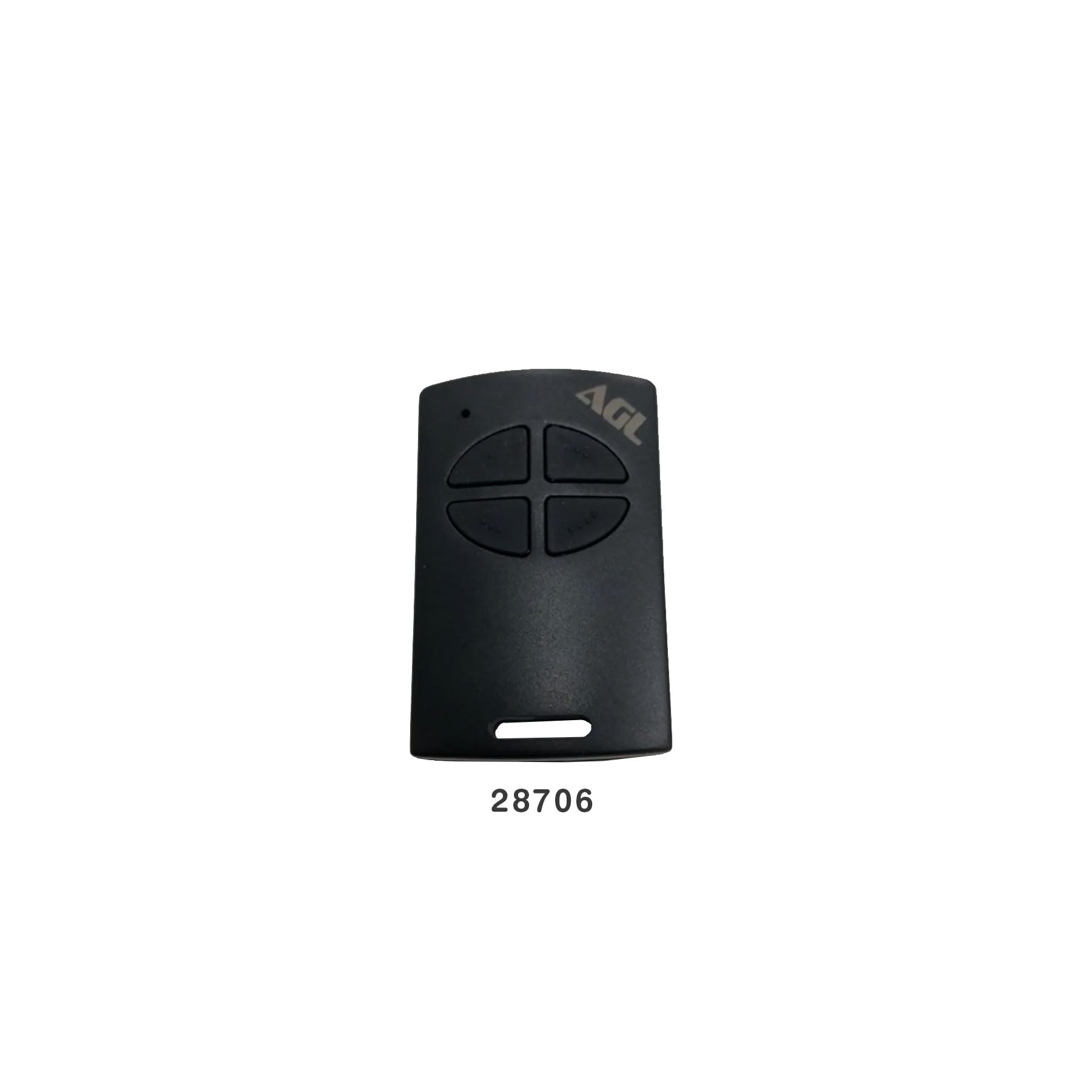Agl-Control Remoto 4 Botones Negro