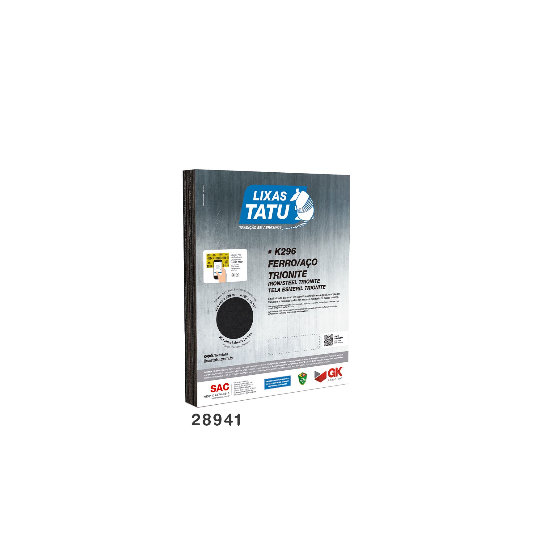 Lijas Tatu Hierro K296 Grado 280