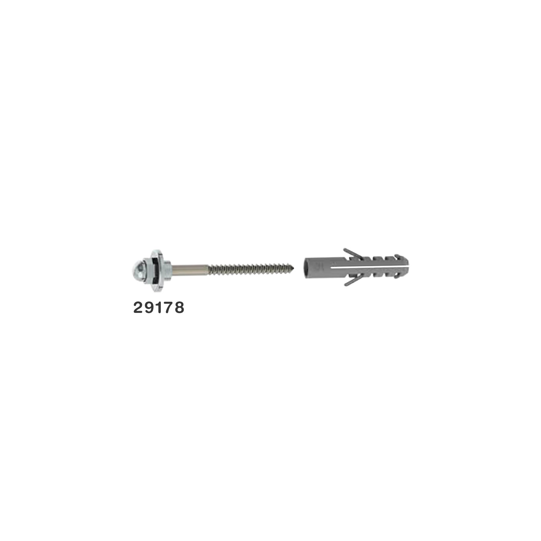 Tornillo Para Fijación Inoxidable 1/4 50 Unidades