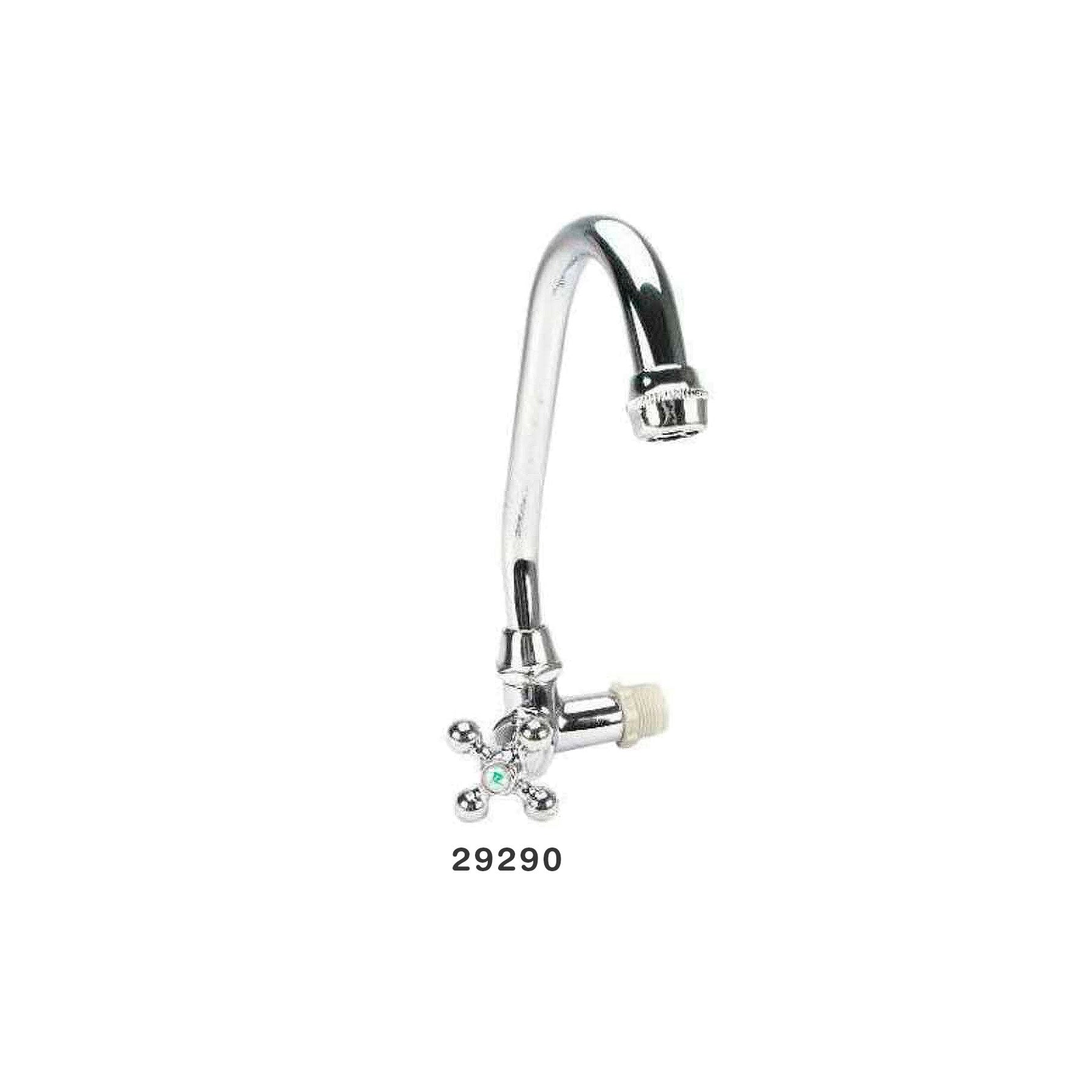 Canilla Para Cocina 1150 ABS 1/2 DN15 Cromado C23