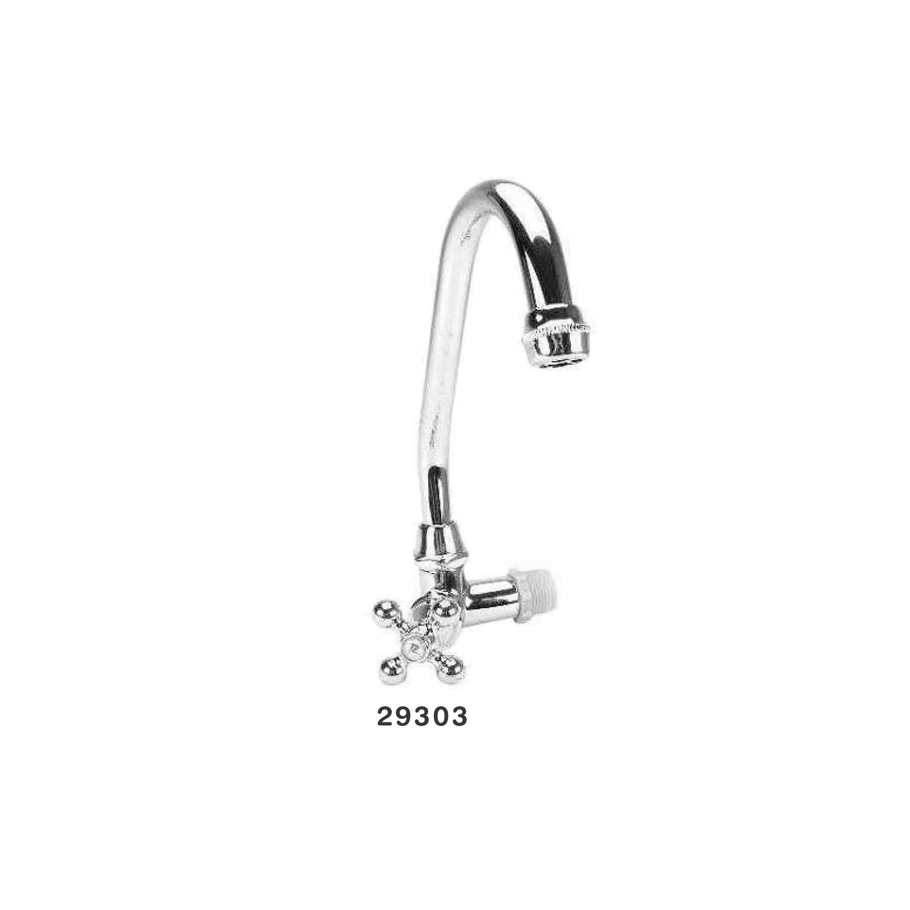Canilla Para Cocina 1150 ABS 1/2 DN15 Cromado C33