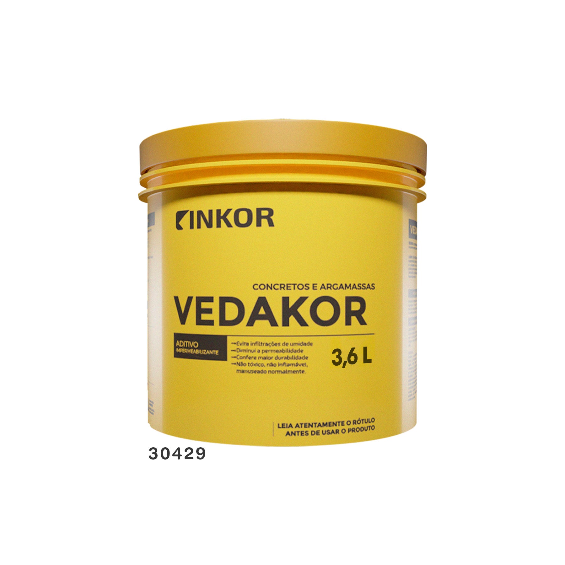Inkor Impermeabilizante Hidrofugante Vedakor 3,6 Litros