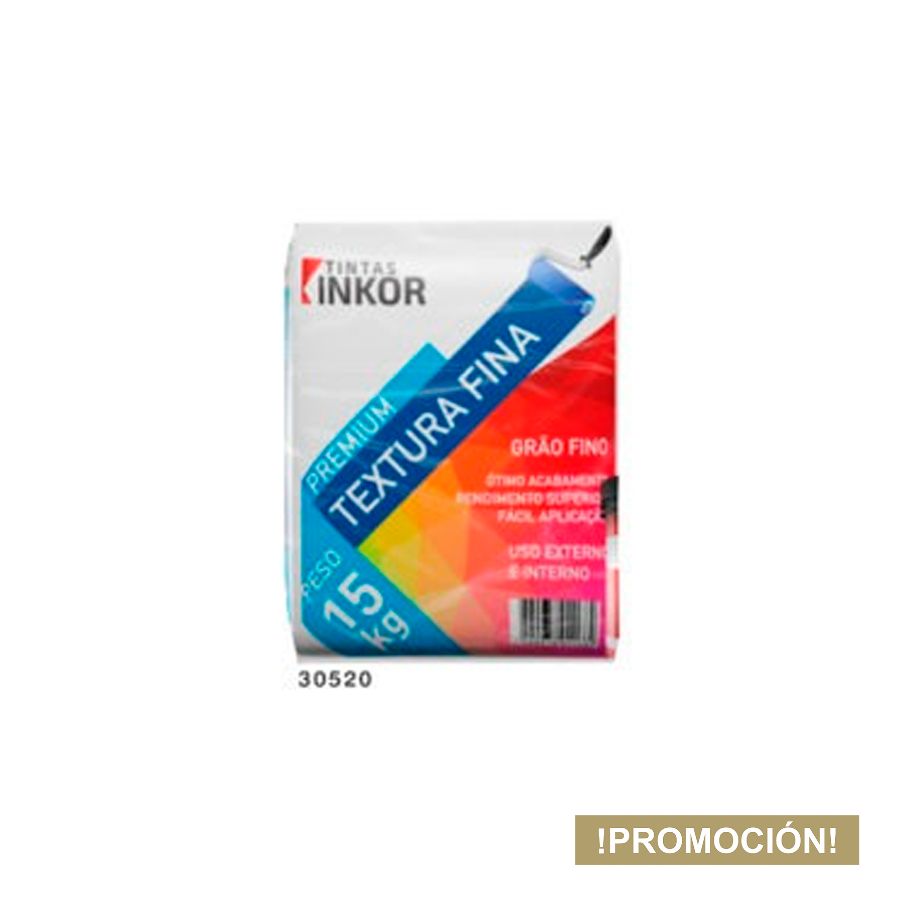 Inkor Textura Acrilica Fina 15 Kilos