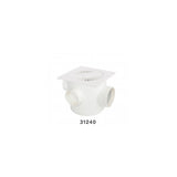 Caja Sifon Cuadrada Blanca 100X100X50MM