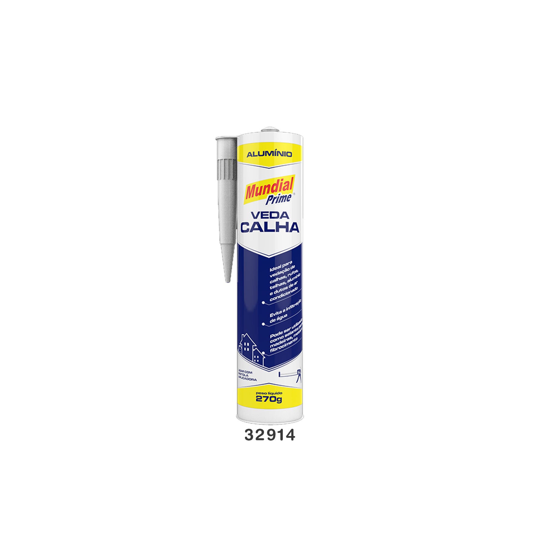 Mundial Veda Calha Aluminio Prime 270G