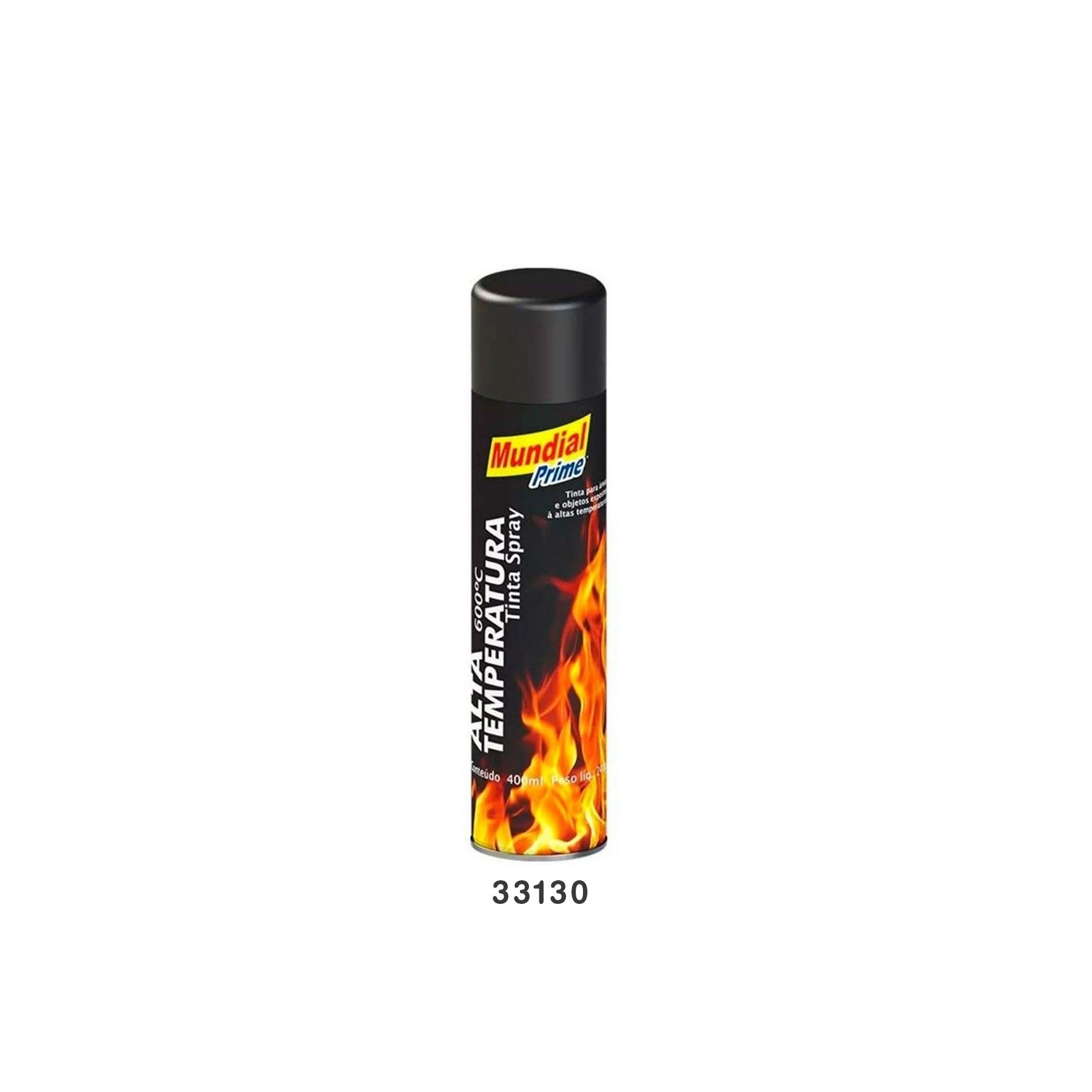 Mundial Pint/Spray A/T Prime/Negro Fosco 400MMX240G