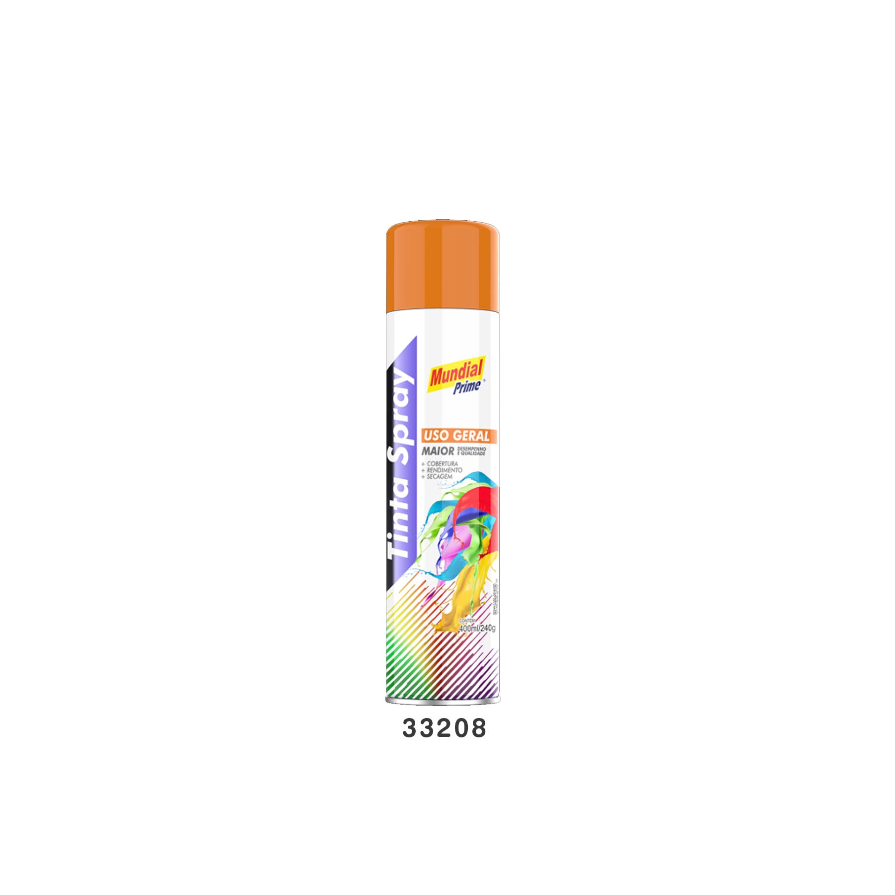 Mundial Pint/Spray UG Prime/Naranja 400MMX240G