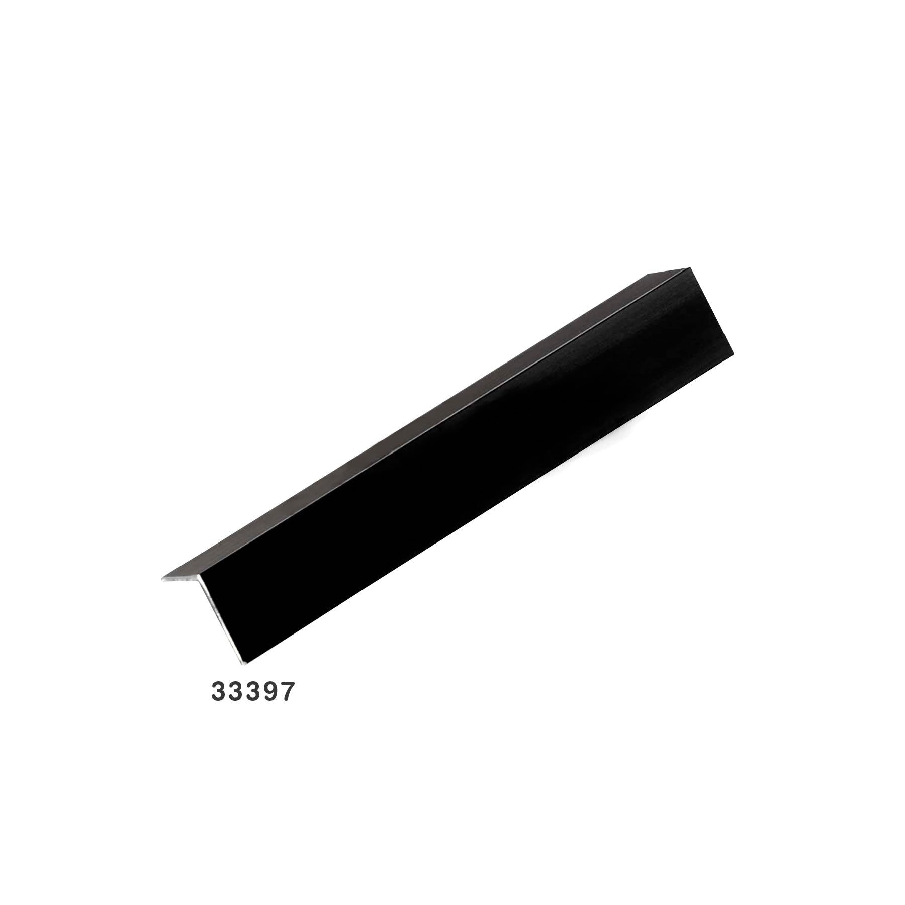 Perfil Siena Black Matte 19X19MMX3 Metros