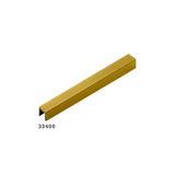 Perfil Luxor Golden Matte 10X10MMX3 Metros