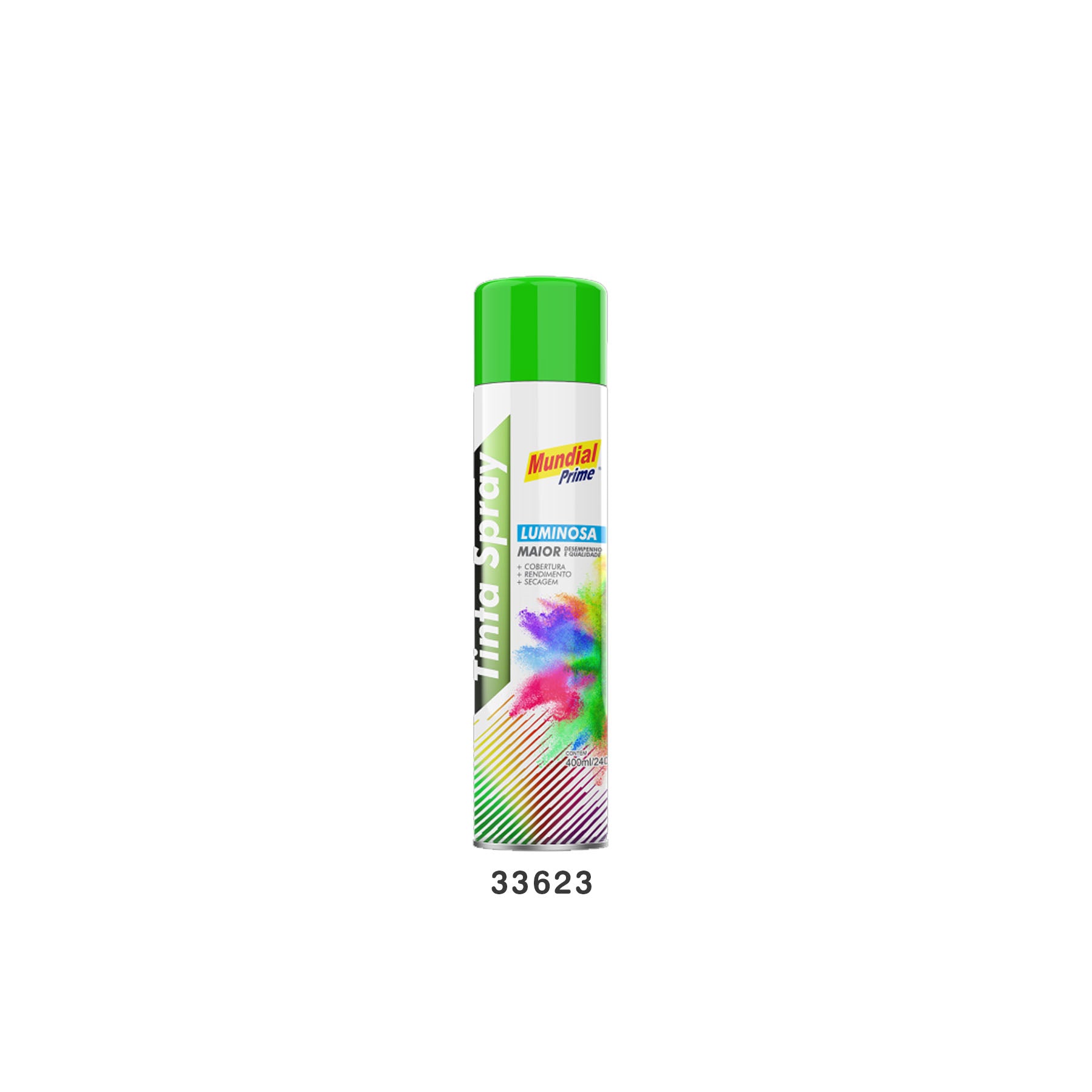 Mundial Pint/Spray Lum Prime/Verde 400MMX240G