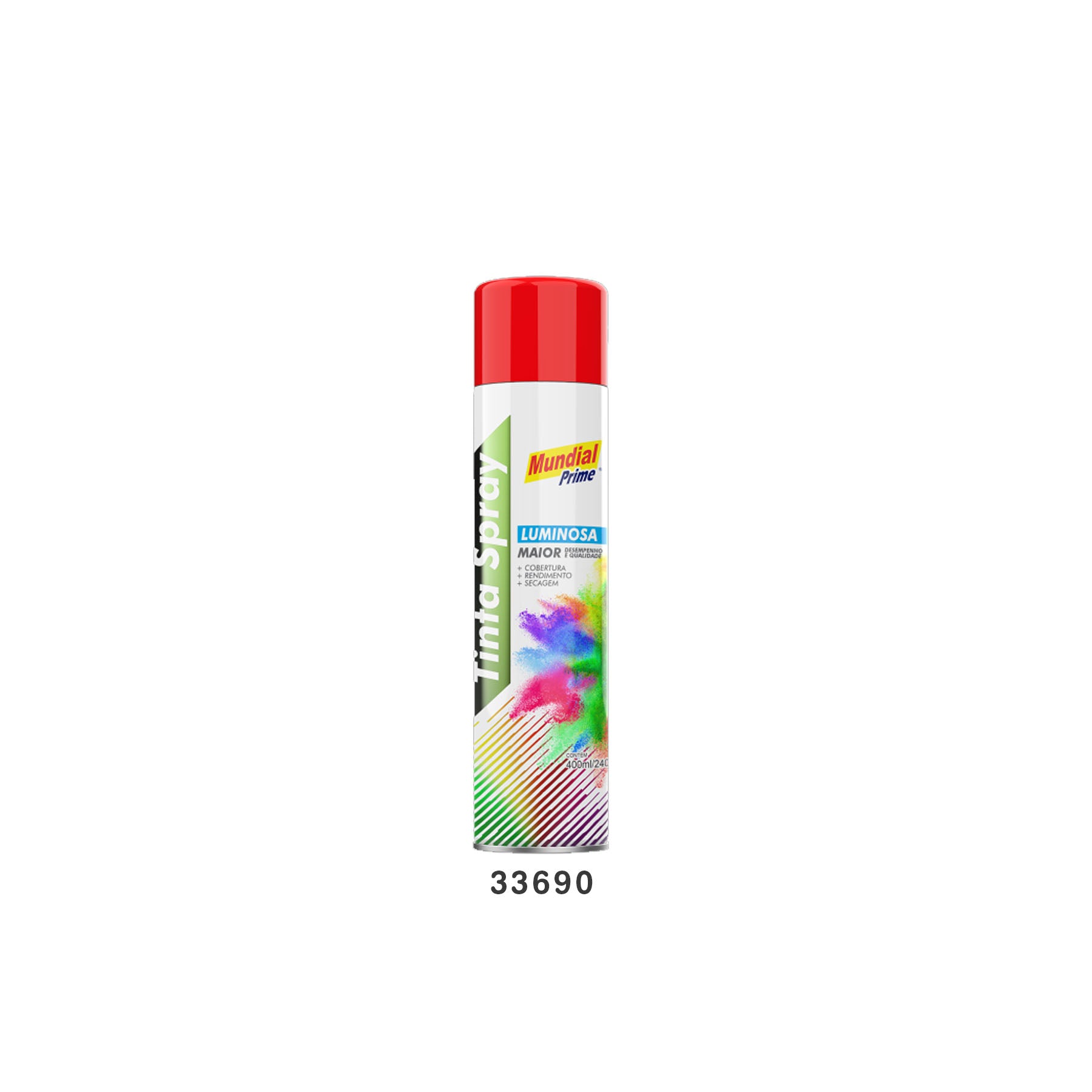 Mundial Pint/Spray Lum Prime/Rojo 200MMX110G