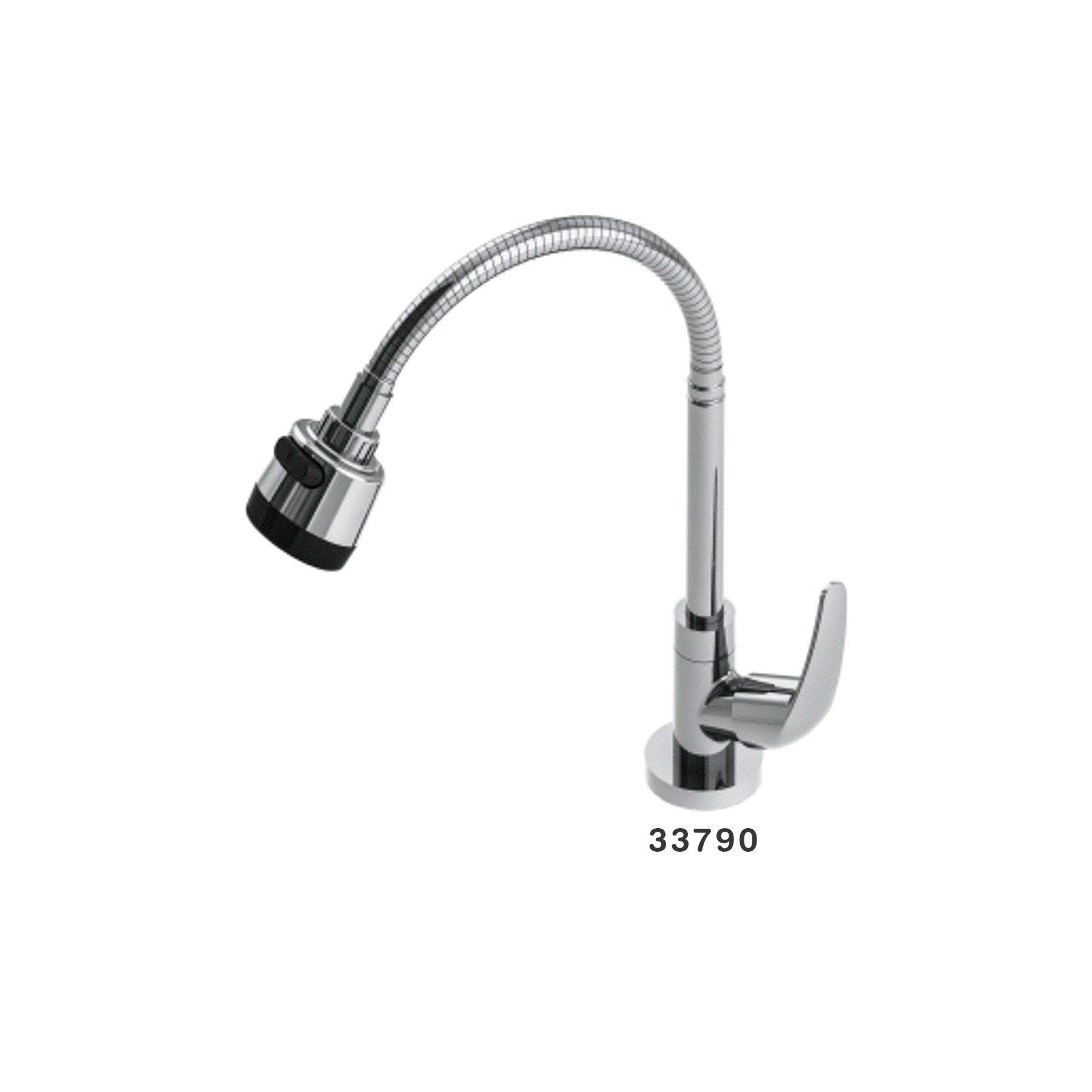 Canilla De Cocina Para Lavado 1168 Gourmet 1/4-1/2 Cromado