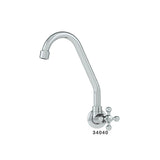 Canilla para Cocina de Pared 1167 Bica Móvil Alta 1/2 Cromado C33