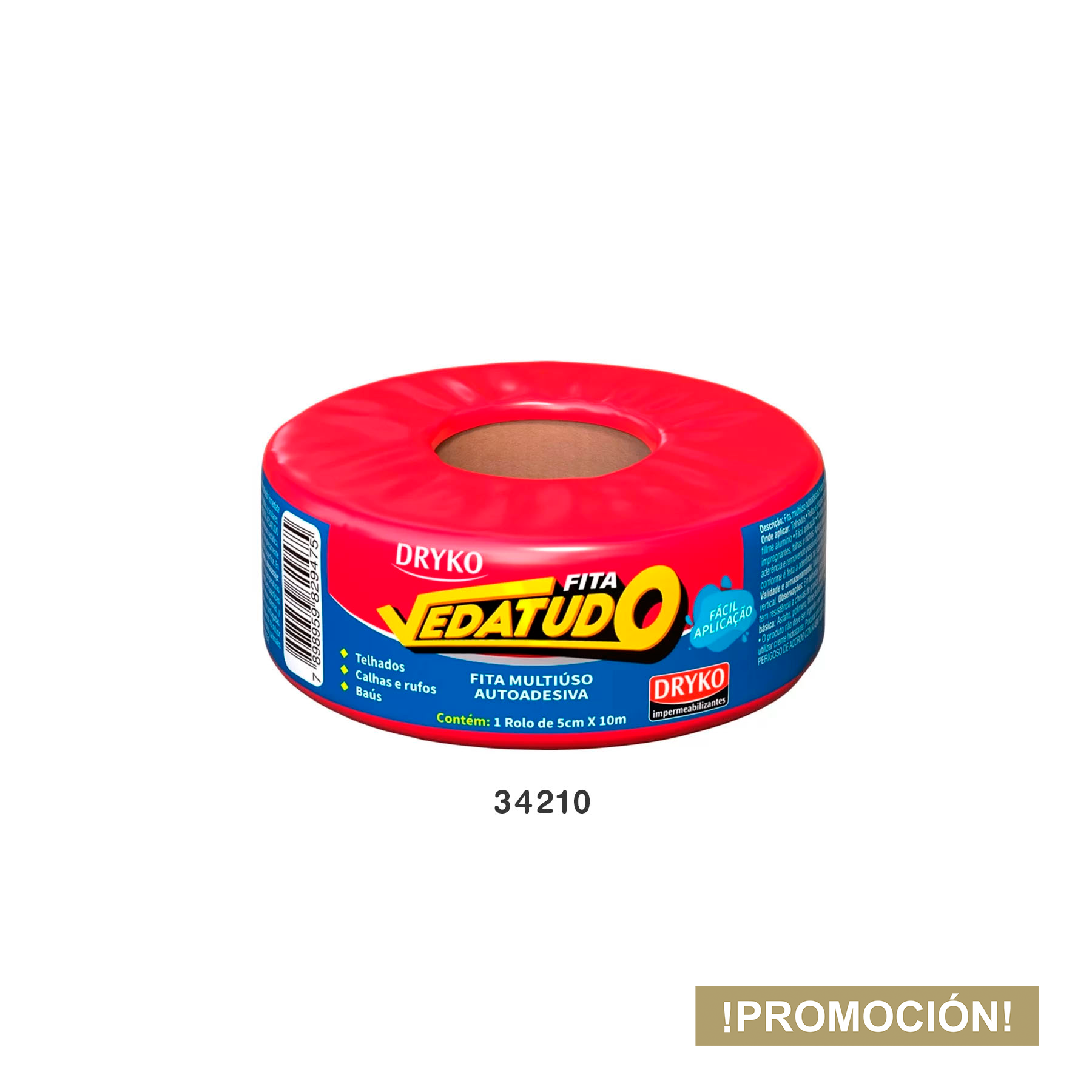 Drykofix Aluminio Membrana 05CMX10MM