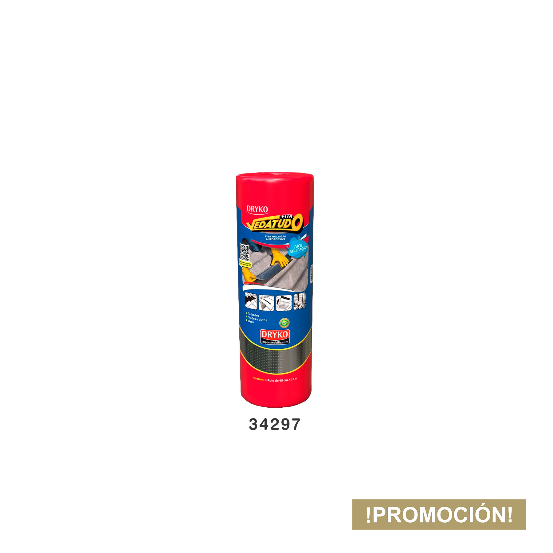 Drykofix Aluminio Membrana 45CMX10MM
