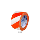 Plastcor-Cinta Zebrada Rojo/Blanco 50 Metros