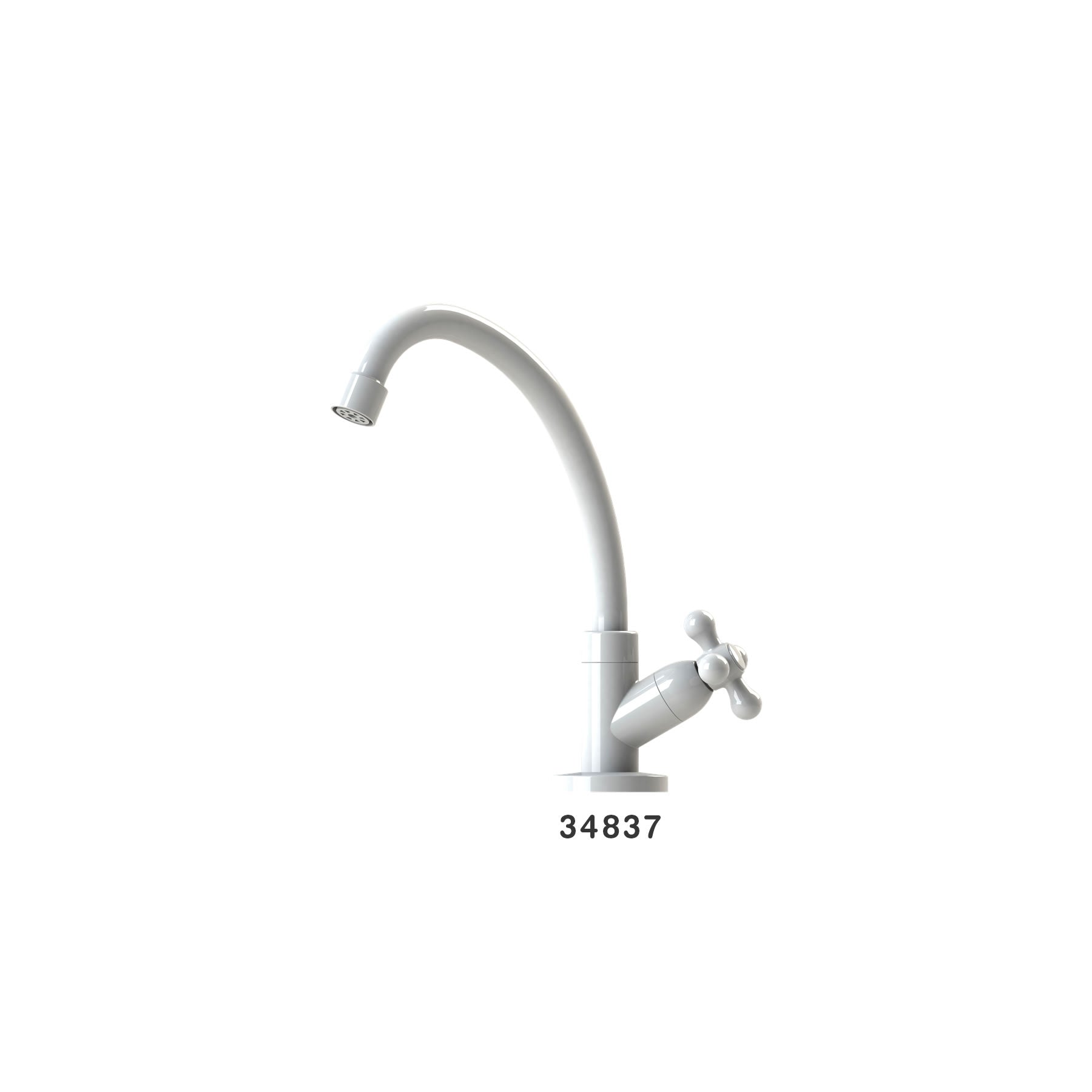 Canilla Cocina/Mesa 1168 ABS 1/4-1/2 Blanco C33