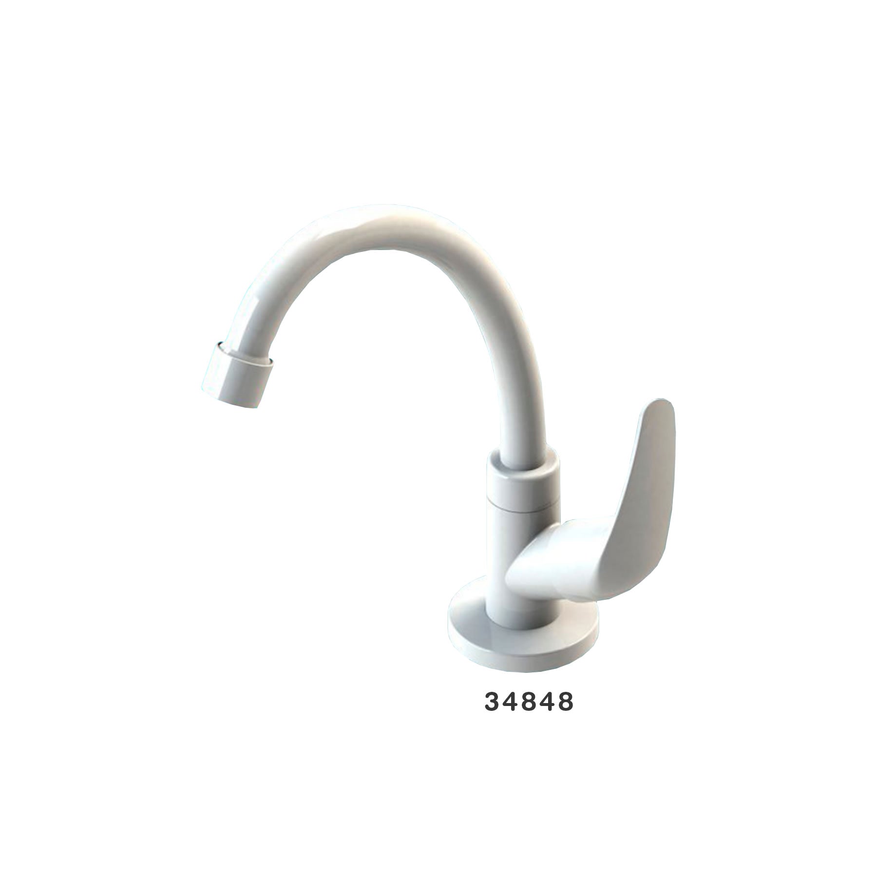 Canilla Cocina/Mesa 1168 ABS 1/4-1/2 Blanco