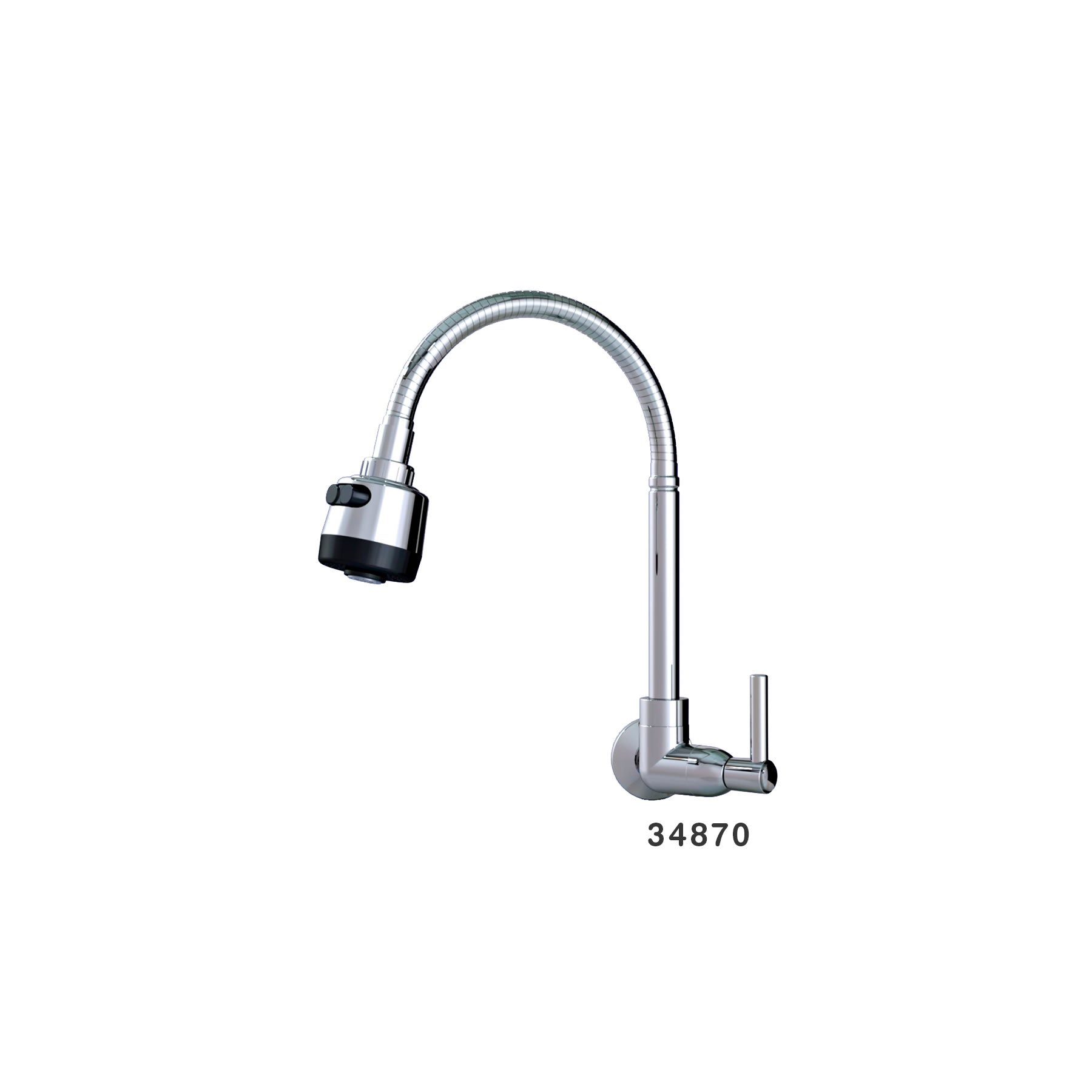 Canilla Para Cocina 2167 ABS Gourmet 1/4 Cromado C70