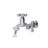 Canilla para Tanque de Pared 1428 ABS 1/2-1/4 Cromado C33