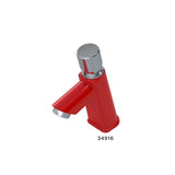 Canilla Lavado Mesa 1197 ABS Automatica 1/2 Rojo