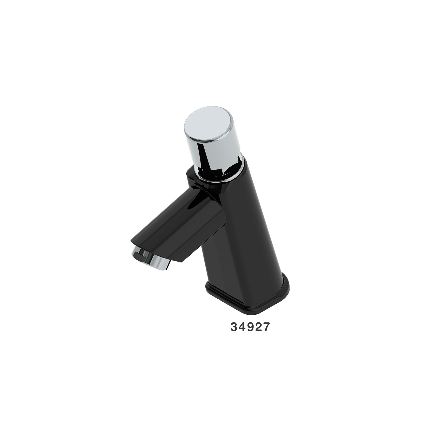 Canilla Lavado Mesa 1197 ABS Automatica 1/2 Negro